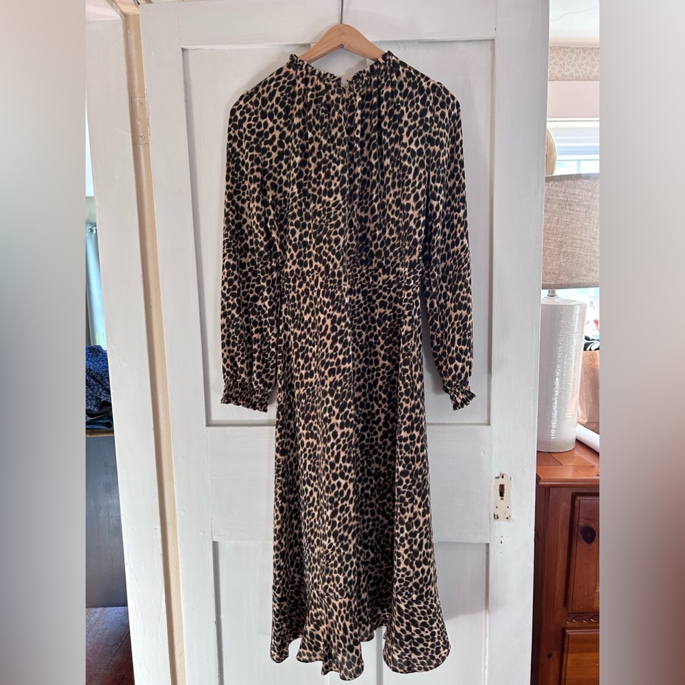 JCrew Leopard Dress ~ Size 4 ~ Gently Worn